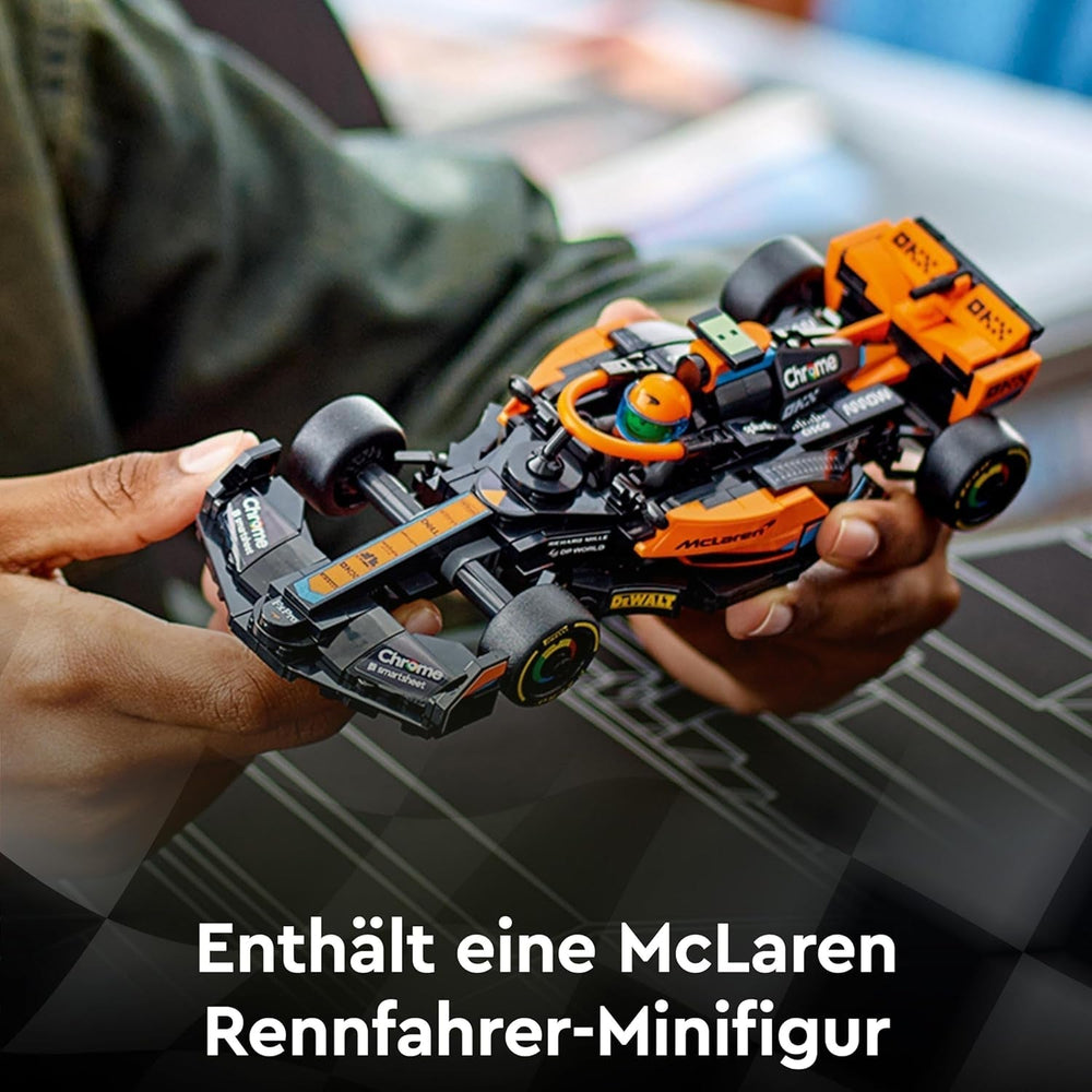 LEGO Speed Champions Mclaren Formule 1 Voiture de course 2023, jouet pour garçons et filles de 9 ans et plus qui aiment jouer de manière indépendante, modèle de véhicule à construire, décoration de chambre d'enfant 76919 Ensembles de construction Besuche den LEGO-Store