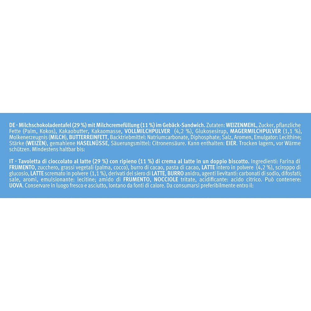 RAMASSER! minis Original + Choco&Milk (1 x 1,06 kg), mini barres snack avec une tablette croustillante de chocolat au lait entre deux biscuits, paquets de 100 portions