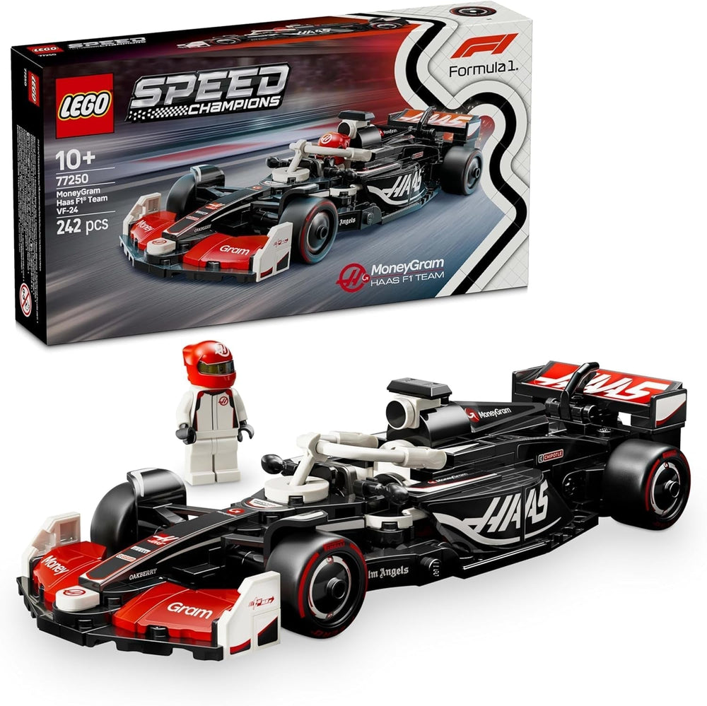 LEGO Speed Champions Voiture de course Mercedes-Amg F1 W15 - Jouet figurine de Formule 1 - Modèle de voiture à collectionner et à construire - Cadeau pour garçons et filles à partir de 10 ans ou fans adultes 77244 Ensembles de construction Besuche den LEGO-Store Moneygram Haas F1 Team Vf-24 Race Car 77250