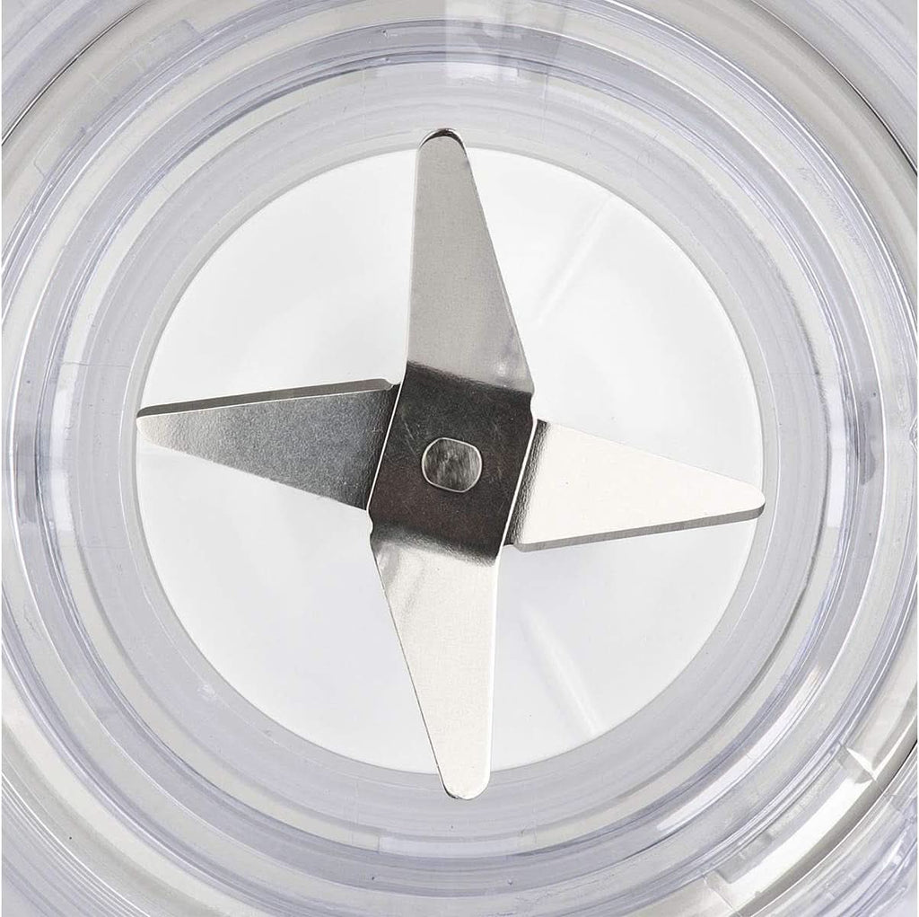 Girmi FR46 Elektrischer Mixer, 1,5 Liter, 2 Geschwindigkeiten Mit Pulse-Funktion, 4 Edelstahlklingen, Messbecherdeckel, Messbecher Mit Skala, Sicherheitseinrichtung, Weiß/Rot Bucatarie Naty Shop