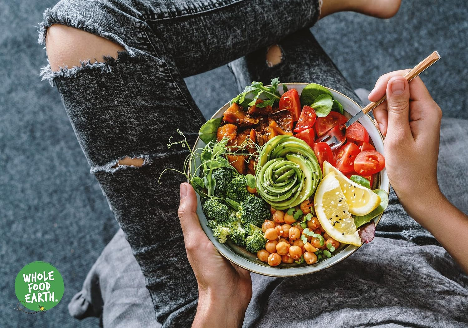 Pois chiches Wholefood Earth, 8 mm (idéal pour le houmous), sans OGM, naturels, végétaliens, sans produits laitiers, sans sucre ajouté, 2 kg