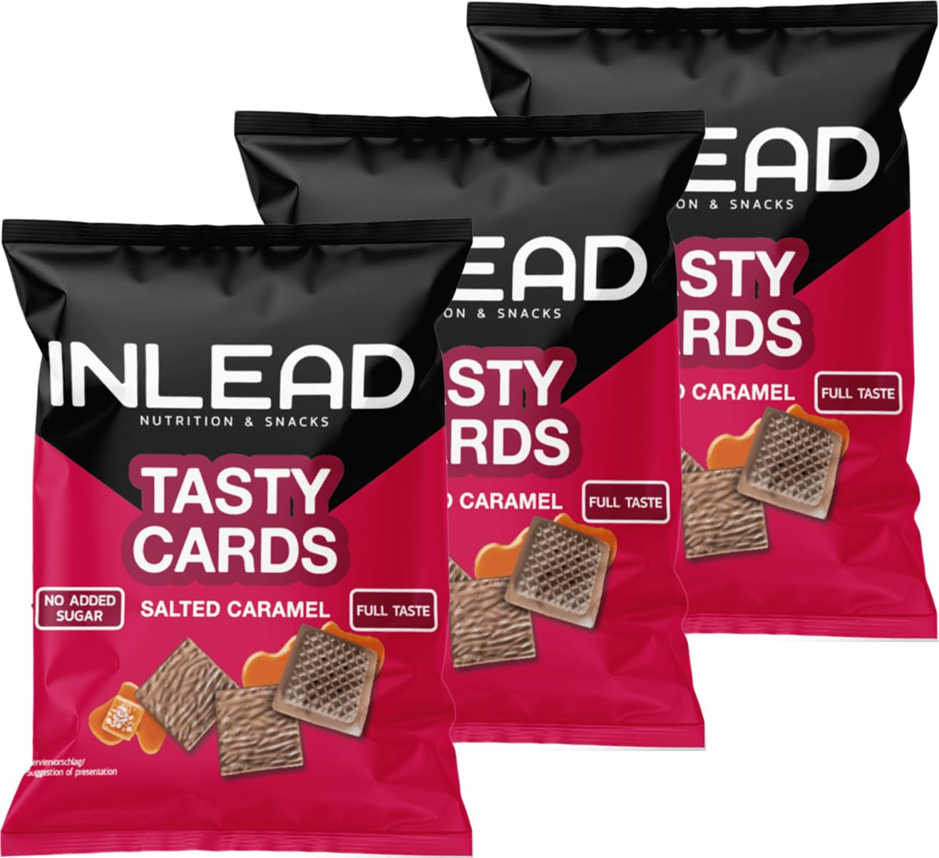 - Cartes savoureuses - Biscuits au chocolat sans sucre fourrés crémeux | Se faire dorloter consciemment pour les enveloppes | Snack hypocalorique - 3 x 52g (Cream Cookies)