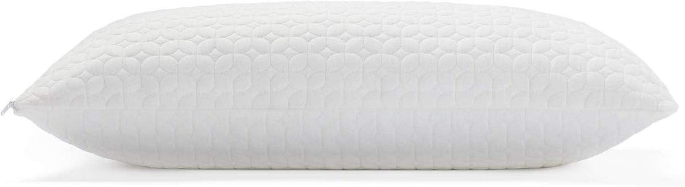 Oreiller LUCID 40 X 80 cm avec garnissage hybride de mousse à mémoire de forme déchiquetée et microfibre - garnissage amovible et réglable - housse lavable - pour dormeurs sur le côté, sur le dos et sur le ventre Oreillers standards Naty Shop Us Standard