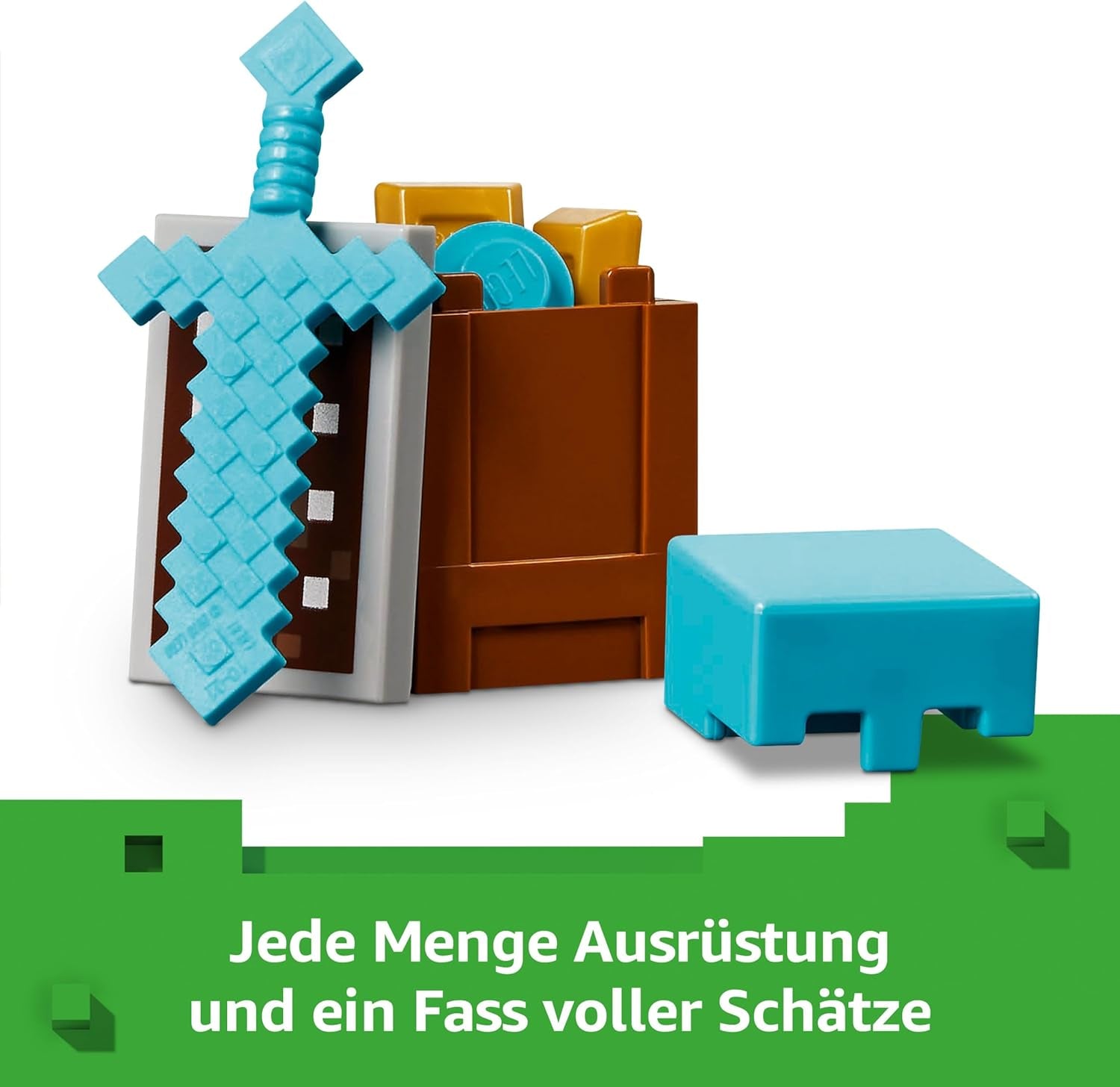 LEGO Minecraft Die Illager-Wüstenpatrouille - Gaming Spielzeug mit Figuren, darunter EIN Plünderer, EIN Vindikator und EIN Kaktusritter - Gamer Geschenk für Jungen und Mädchen ab 7 Jahren - 21267