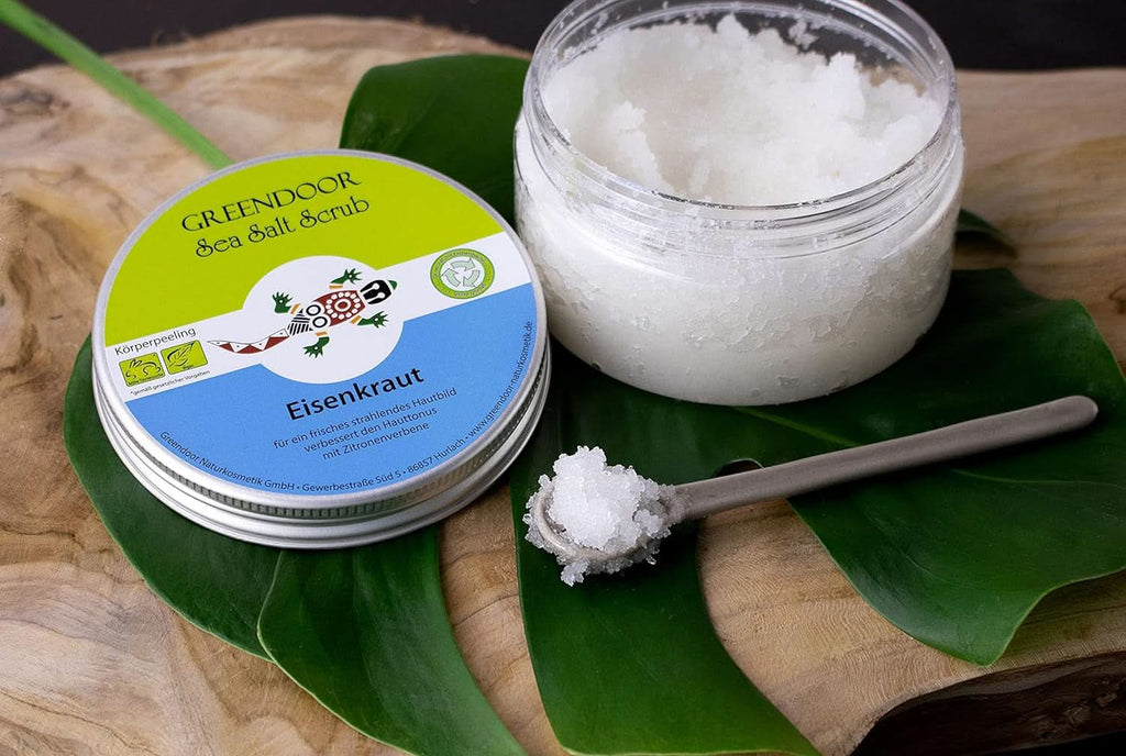 GREENDOOR Body Scrub, Vegan, Parfum de lămâie, 280 g Cosmetice si Infrumusetare Naty Shop