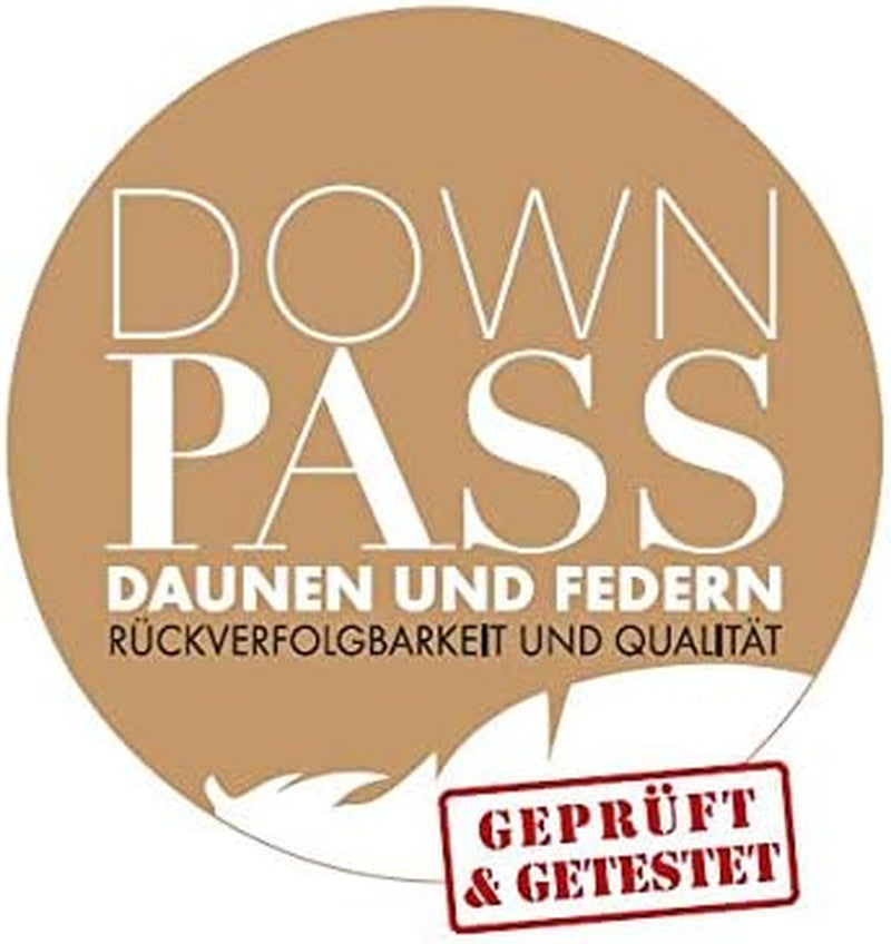 Couette en duvet Badenia Trendline Comfort, couette d'hiver chaude avec 90% duvet et 10% plumes de classe I, 135 X 200 Cm, duvet testé et certifié Oeko-Tex, produit selon la norme de qualité allemande Couettes et couettes Naty Shop