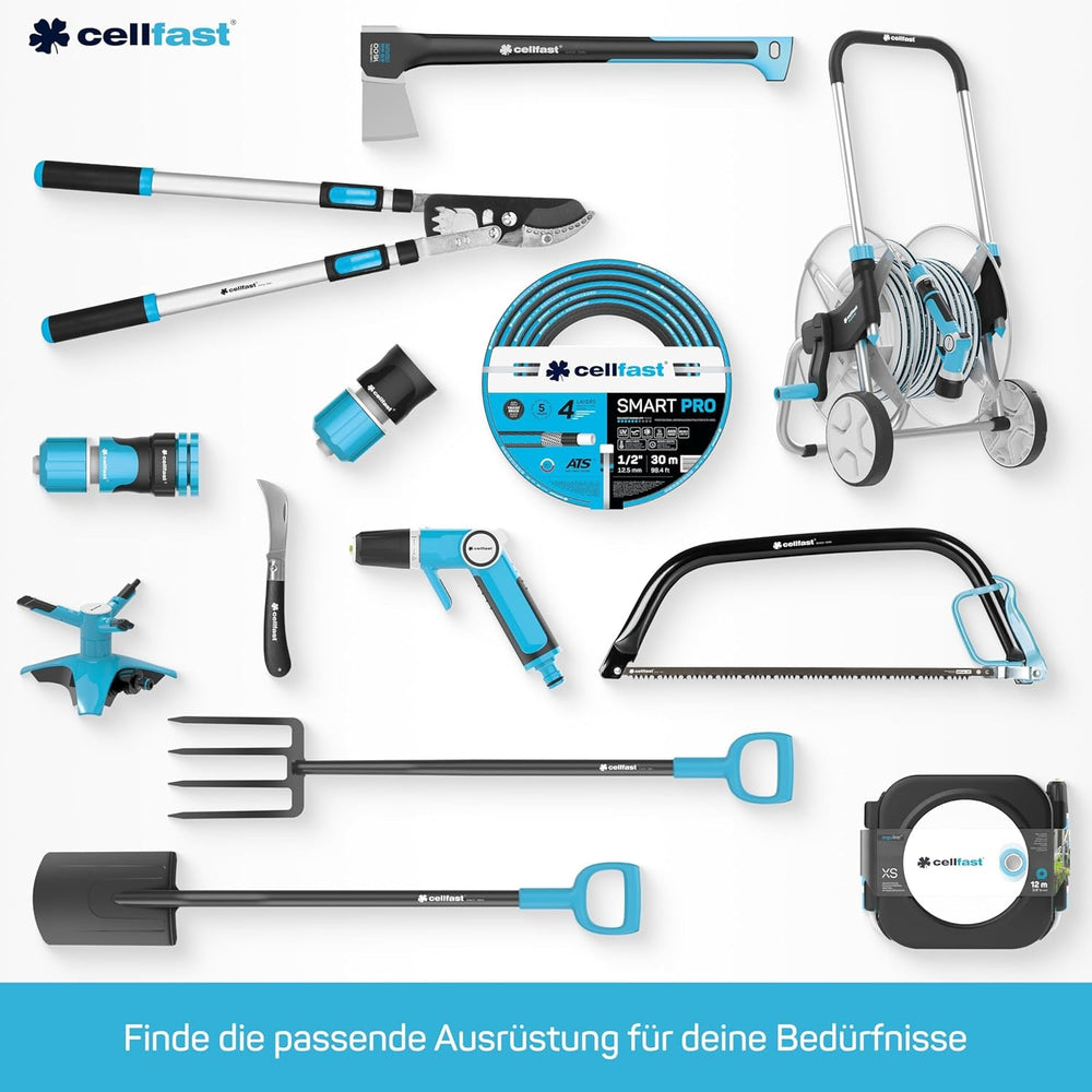 CELLFAST Kit d'arrosage, Arroseur de Jardin, Arroseur de Pelouse pour Fleurs et Plantes, Connexion Rapide, Économique