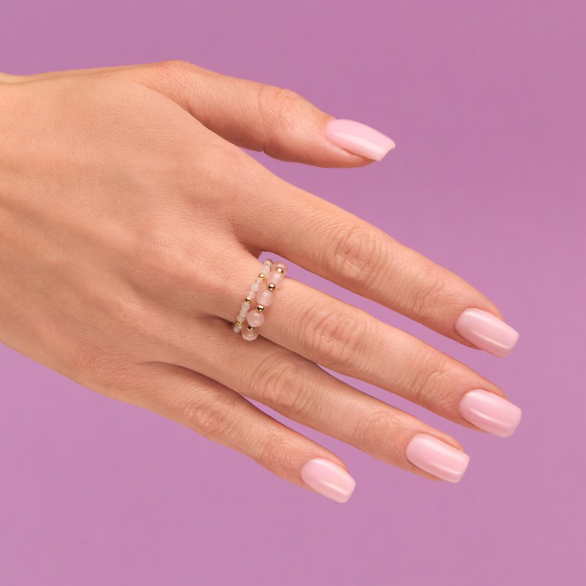 Vernis à ongles UV hybride Semilac 582 Rose naturelle 7 ml Collection Naked Nails