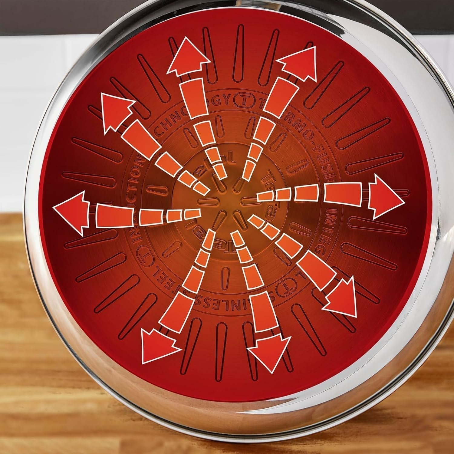 Tefal Duetto, indicateur de température Thermo-Spot Casseroles et poêles Naty Shop