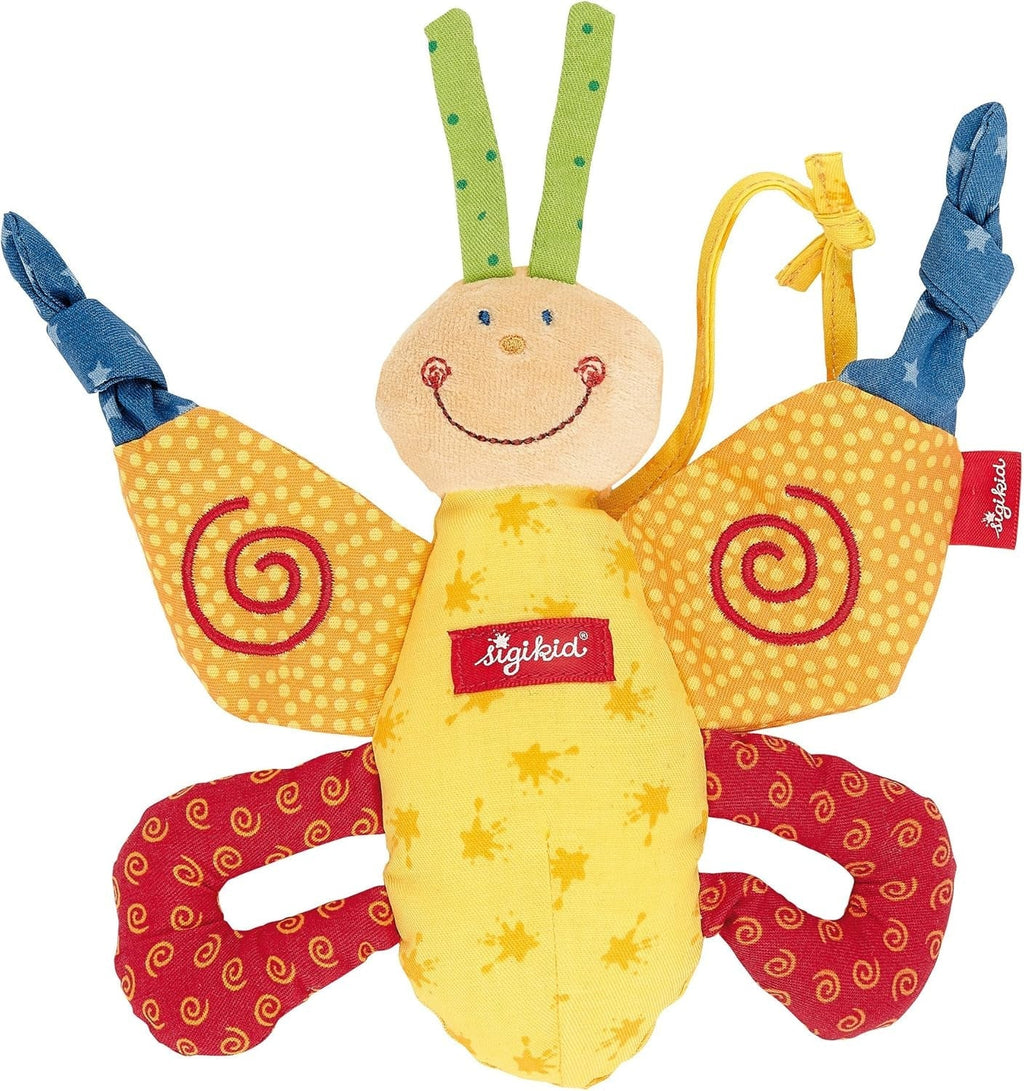 SIGIKID 40490 Inel activ Baby Activity PlayQ Fete și băieți jucărie pentru copii recomandată de la 3 luni multicolor Jucarii Bebe Naty Shop Multicolor / fluture