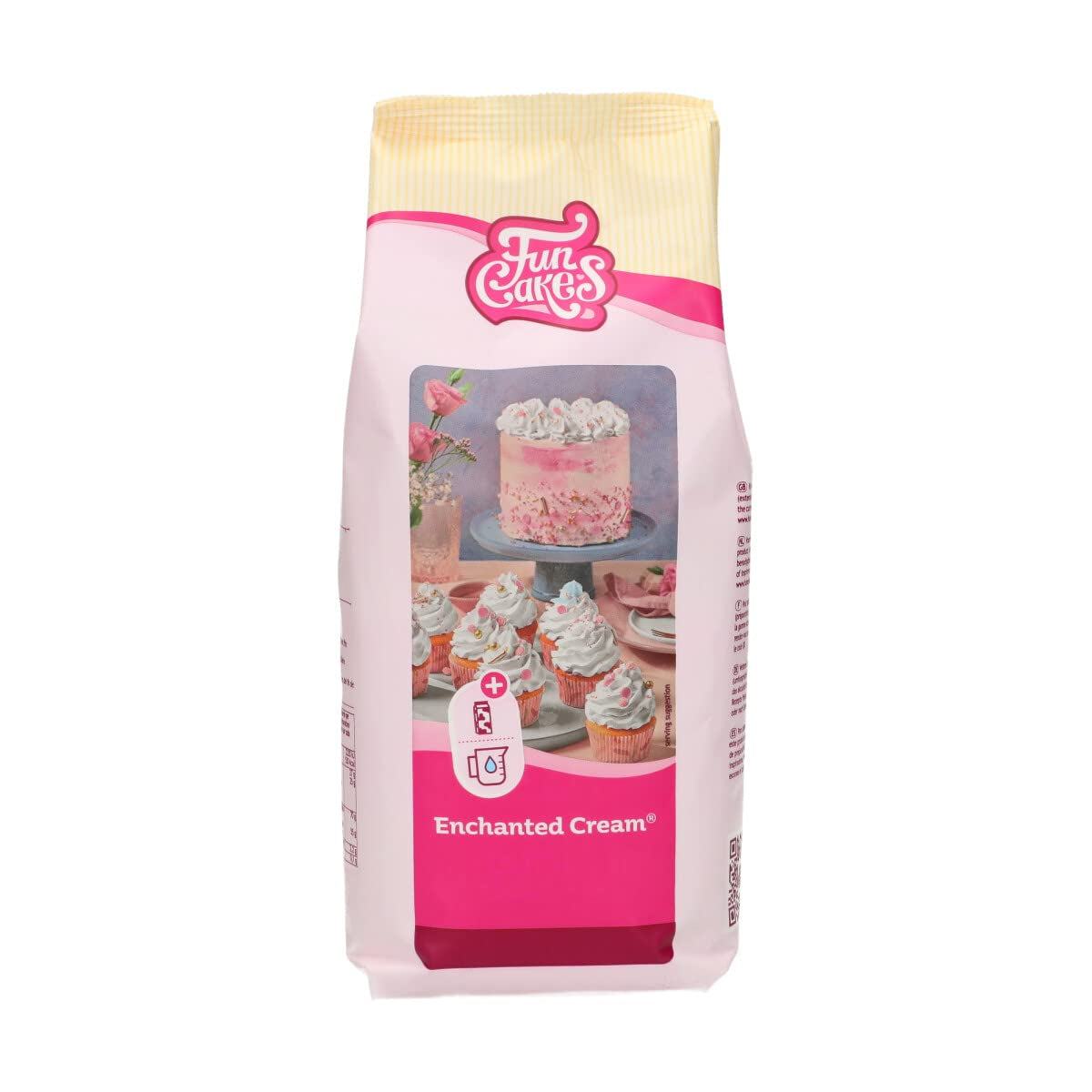 Funcakes Mix Für Enchanted Cream® : Einfach Zu Berübenende, Sehr Leichte Und Flauschige Schneeweiße Creme, Perfekt Zum Füllen Und Abdecken Von Kuchen Ouer Als Belag Für Cupcakes, Halal., 900 G Mélange pour la pâtisserie et la cuisson Naty Shop 900 G (1Er Pack) Vanille