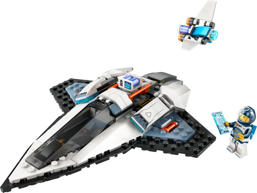 LEGO City Raumschiff, Weltraum-Spielzeug mit Space Shuttle für Kinder zum Bauen, Jungen und Mädchen ab 6 Jahren, Set mit Astronaut-Figur 60430