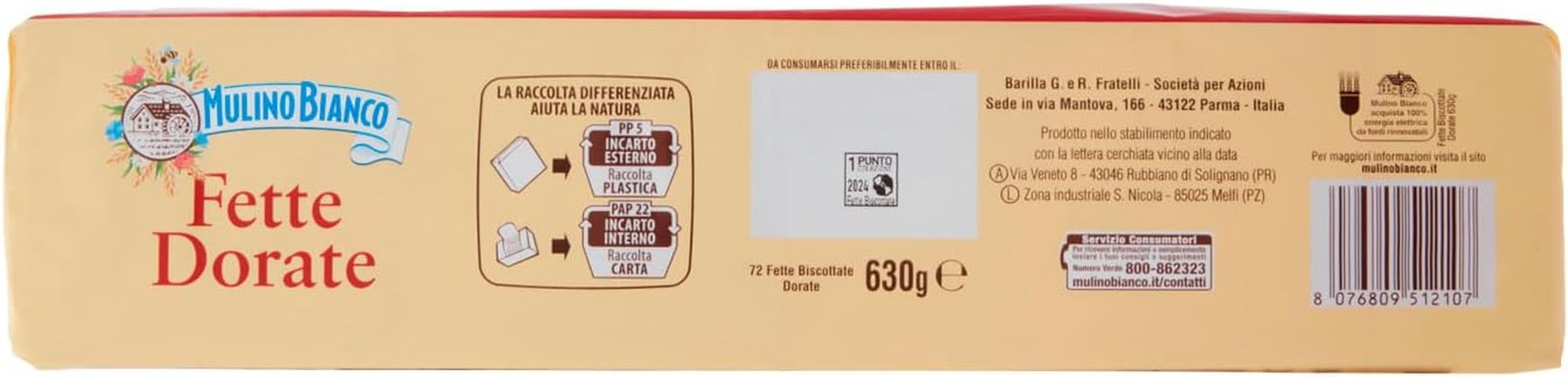 , Biscottate Gras Doré - 630 gr