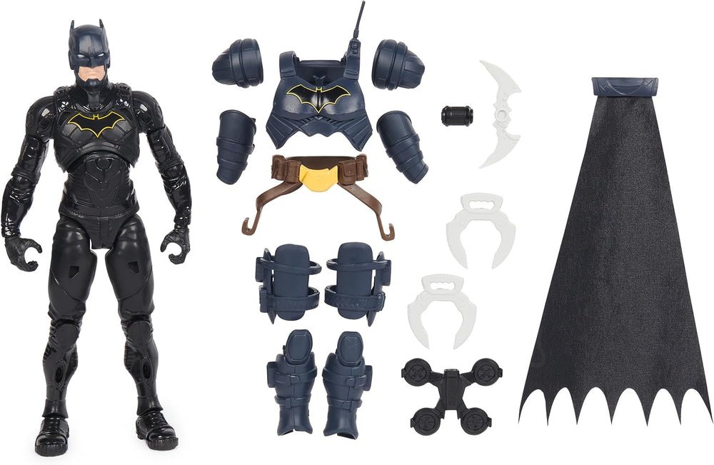 Figurine d'action DC Batman Adventures, 30 cm - Avec 16 pièces d'équipement et entièrement mobile pour des aventures passionnantes et des cascades pleines d'action, jouet pour enfants à partir de 3 ans Figurines Naty Shop