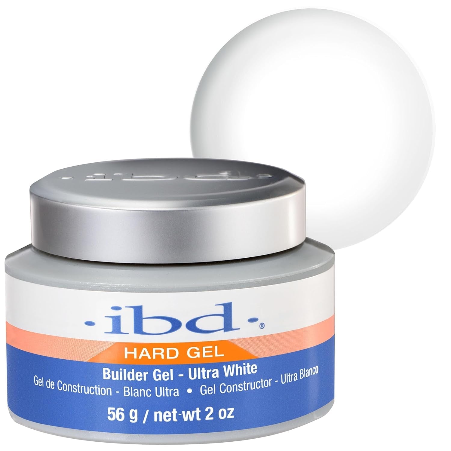 Gel dur IBD – Gel de construction transparent 1 paquet (1 x 14 g) – Fabriqué aux États-Unis – Gel de construction de qualité supérieure pour ongles en gel