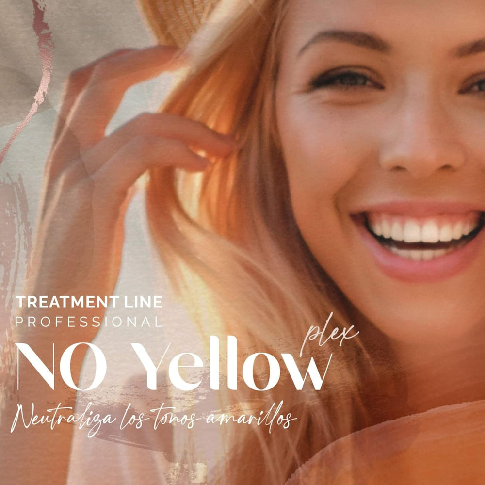 VEGAIROA - No Yellow Plex Mask - Masque neutralisant pour tons jaunes et oranges - Soin hydratant - Pigment violet - Produit capillaire professionnel vegan - Masque capillaire Naty Shop 275 g