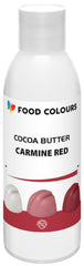 Colorant alimentaire Beurre de Cacao CARMIN ROUGE 100 G Colorant alimentaire à base de beurre de cacao pour chocolats, pralines, masses grasses et crèmes