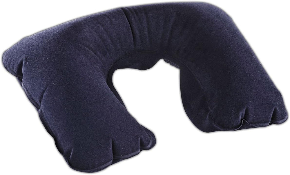 Oreiller cervical gonflable à fente noire, oreiller cervical BCR3631, oreillers de voyage bleus, Naty Shop, titre par défaut