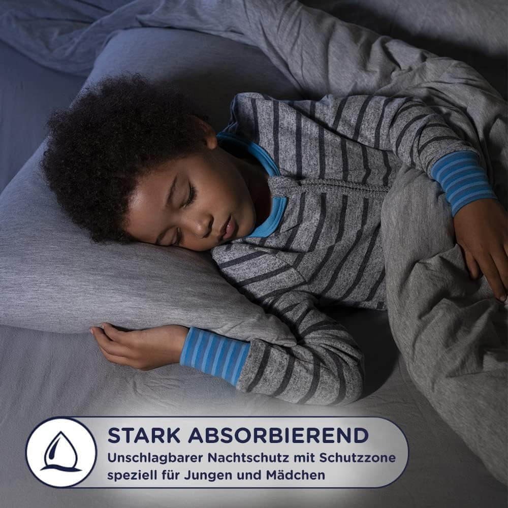 Couches de nuit super absorbantes Huggies DryNites pour filles de 3 à 4 ans (12 à 21 kg), 4 x 16 pièces (64 pièces au total), paquet de culottes mensuel