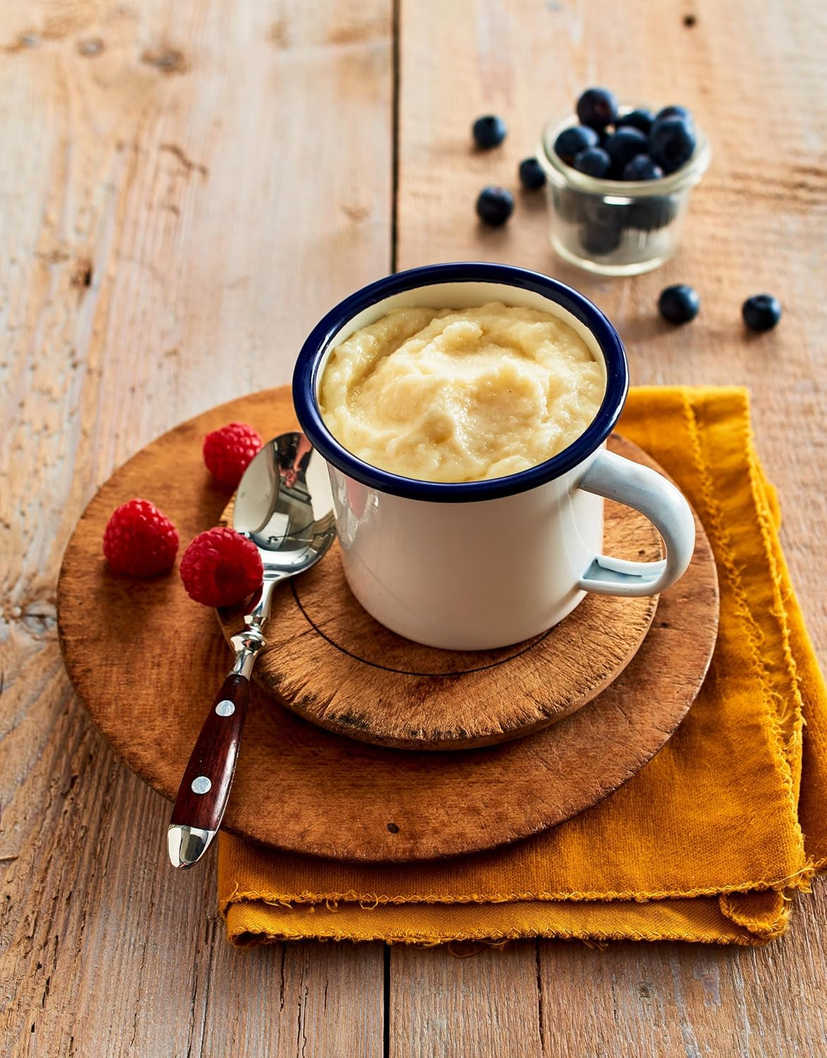 RUF Tassen-Grießbrei Klassisch, Instant Grießbrei Aus Der Tasse, Tassengericht Ideal Für Unterwegs or Zwischendurch, Fertig in 5 Minuten, 1 X 58G Cereale Naty Shop