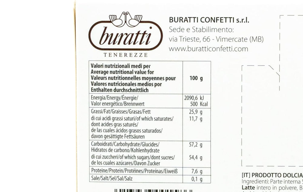 Amandes recouvertes de chocolat blanc Tenerezze, 1 pièce