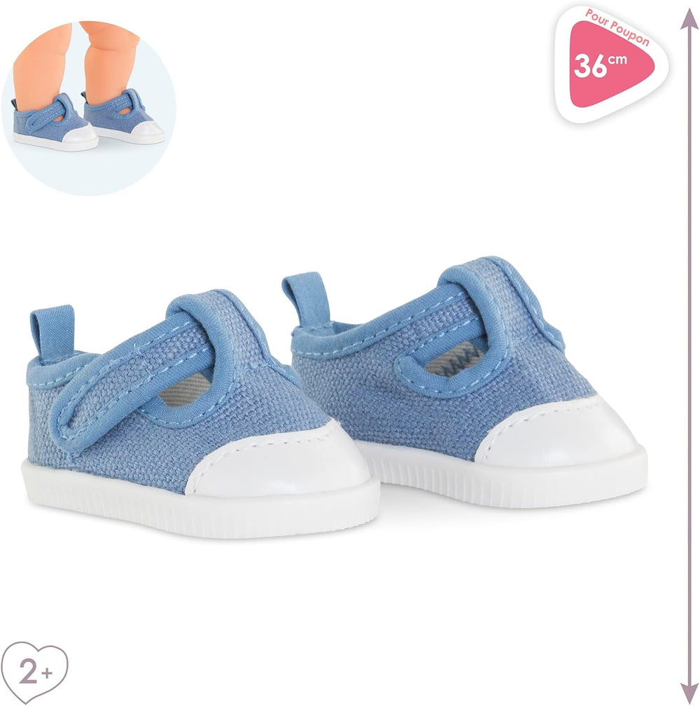 Corolle Mon Grand Poupon 36cm Sneakers, blau, für alle 36cm Babypuppen, ab 2 Jahren