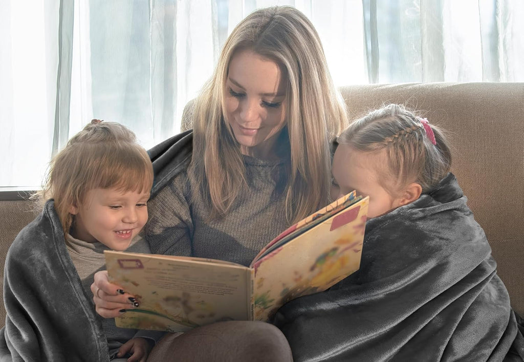 Utopia Bedding Pătură confortabilă din fleece [228X228 Cm, gri] Pătură moale, ușoară, caldă și pufoasă Pătură confortabilă și respirabilă pentru pat canapea canapea Paturi si Cuverturi Besuche den Utopia Bedding-Store