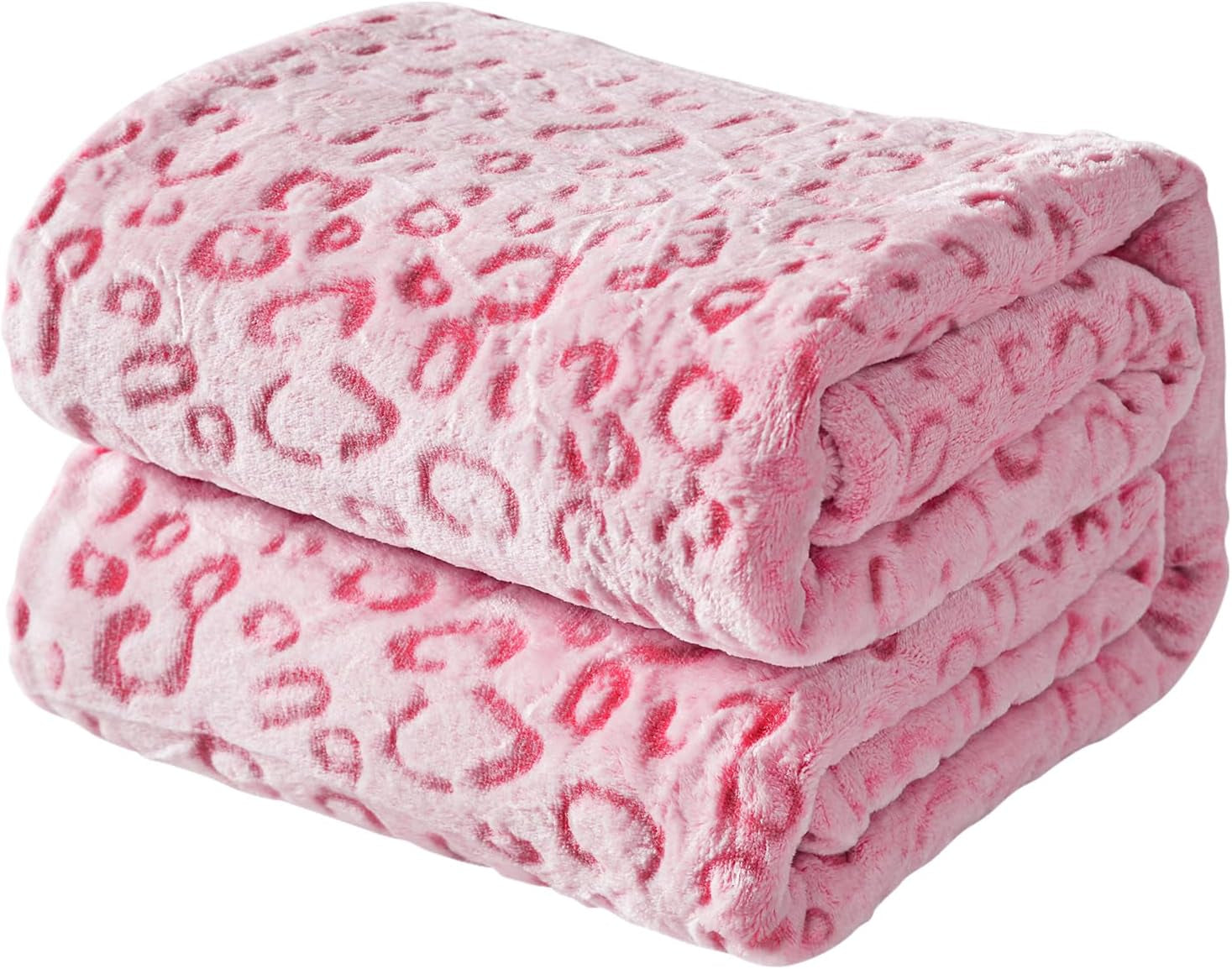 Plaid polaire en flanelle FY FIBER HOUSE, couverture en microfibre avec imprimé guépard 3D, 228 X 274 cm, violet Couettes et couettes Naty Shop Hot Pink Leopard 90" X90"