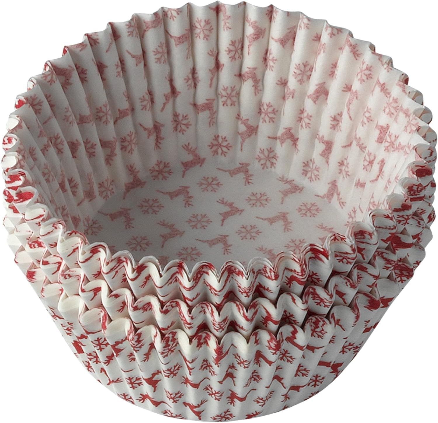 Original Kaiser Inspiration Muffinform-Set 2-Teilig, Muffinblech Mit Xmas Papierbackförmchen Für 12 Muffins, 38 X 27 Cm, Cupcake Form Antihaftbeschichte, Schwarz Moules et plaques à pâtisserie Naty Shop