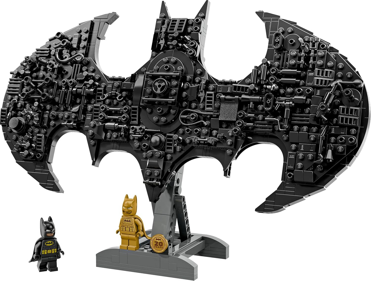 LEGO DC Batman: Batman Logo - Superhelden Spielzeug mit Minifiguren - Kreativer Modellbau für Jungen und Mädchen - DIY Deko für Kinderzimmer - Geschenk für Fans ab 12 Jahren - 76330