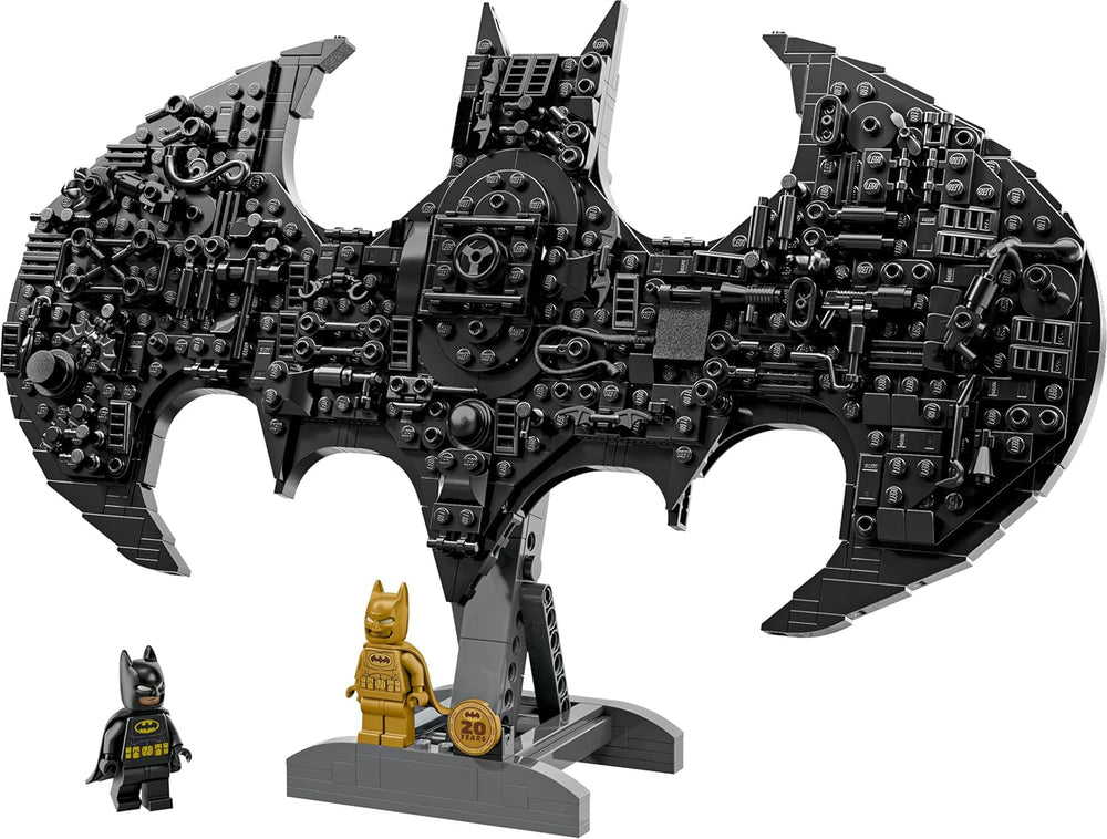 LEGO DC Batman: Batman Logo - Superhelden Spielzeug mit Minifiguren - Kreativer Modellbau für Jungen und Mädchen - DIY Deko für Kinderzimmer - Geschenk für Fans ab 12 Jahren - 76330