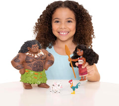 Coffret Moana 2 Vaiana et Maui 15cm