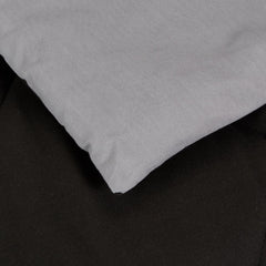 Housse de couette en microfibre Amazon Basics, utilisable des deux côtés, 220 X 240 Cm, gris/noir Couettes et couettes Naty Shop