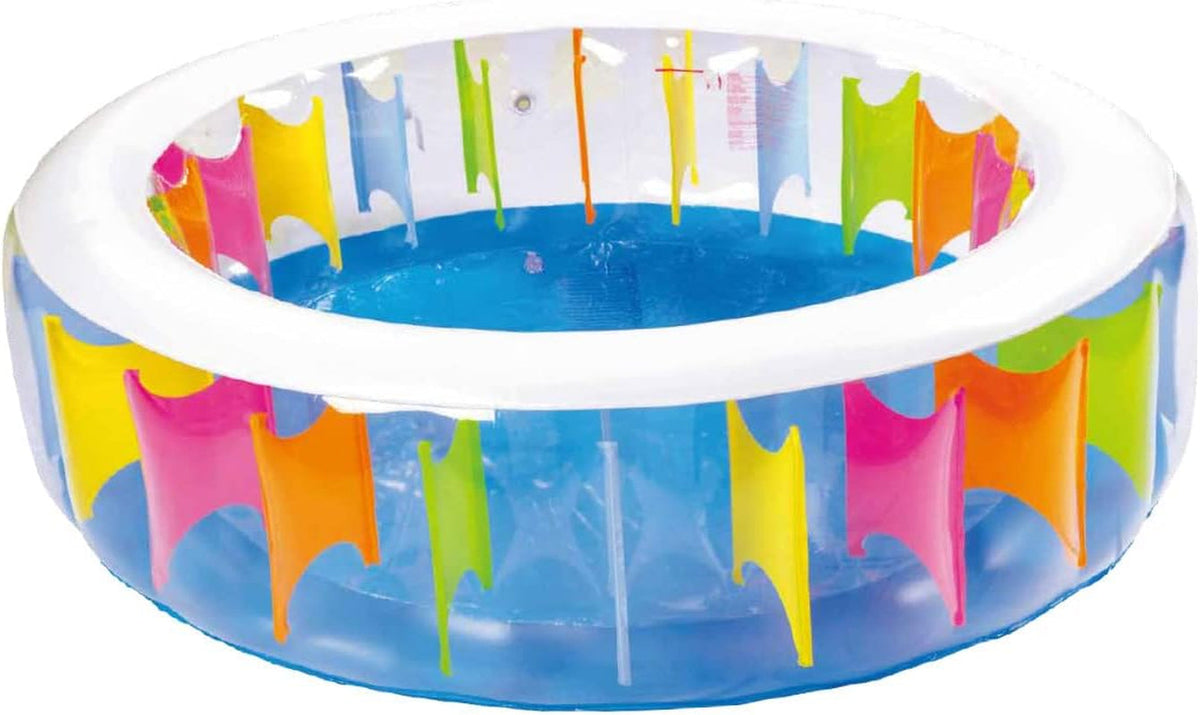 Piscină Jilong Rainbow Ø 190 x 50 cm Piscină pentru copii Piscină pentru copii Piscină pentru grădină și terasă