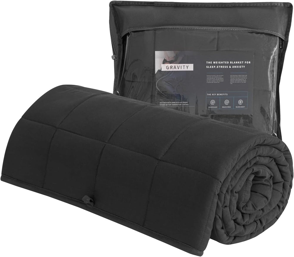 Couverture lestée 150X200Cm 8Kg Couverture de relaxation adulte pour améliorer le sommeil Couverture lestée grise Lits et couvertures Good Nite Grey 125X150Cm 4Kg