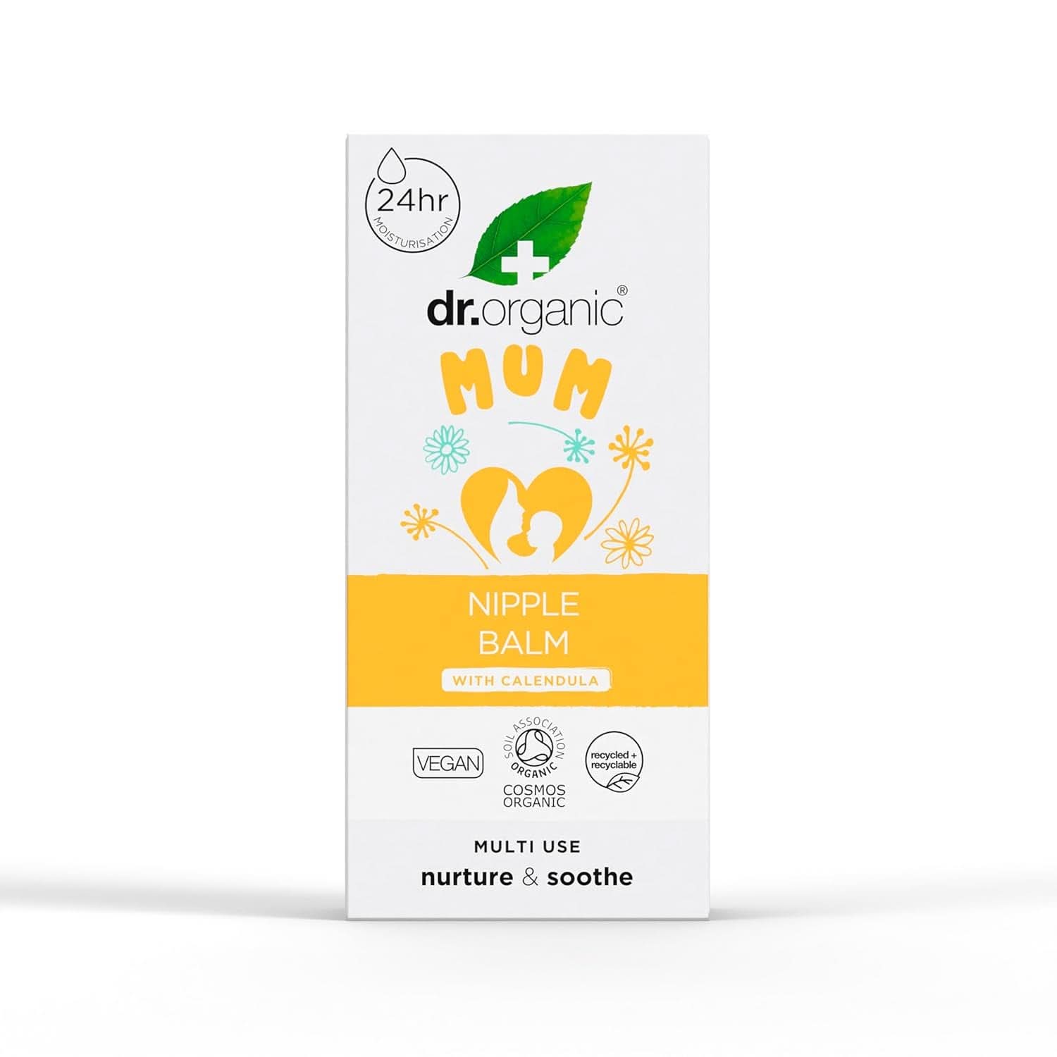 Dr Organic Baume pour Mamelons au Calendula, Lanoline, Soulagement Naturel, Pour plaies et mamelons crevassés, 30 ml Accessoires Alimentation et Allaitement Bebe Naty Shop