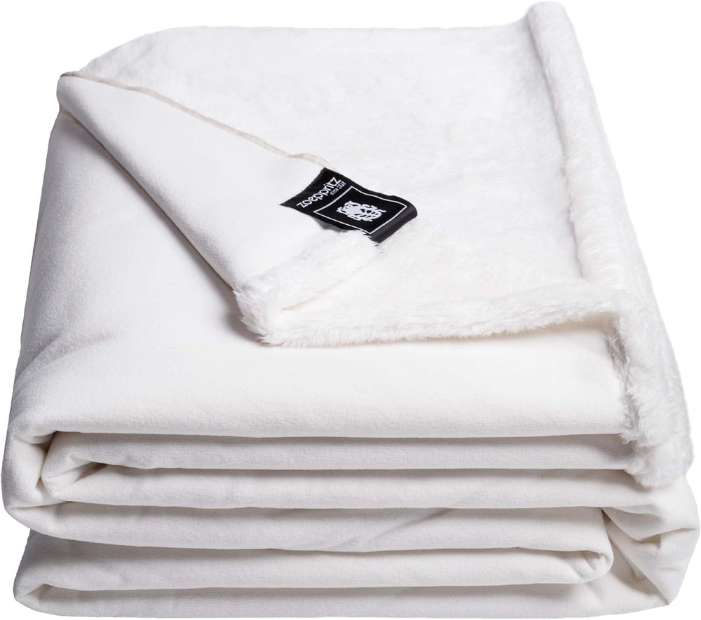 Couverture Reborn Bliss - Couverture douillette en fausse fourrure - Couverture moelleuse et luxueuse en fausse fourrure avec dos lisse - 140X190 Cm - 310 Rose - Par "Zoeppritz depuis 1828" Lits et Couvertures 'zoeppritz depuis 1828' 000 Blanc 180X220Cm