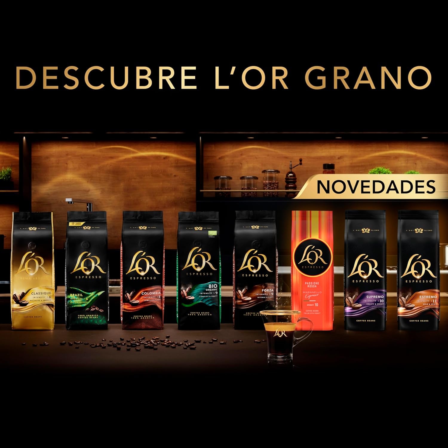 Café en grains L'OR Espresso Estremo | Intensité 11 | 500g