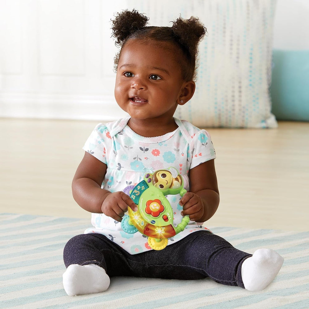 Vtech Baby Musical Bee Tambourin - Jouet musical avec chiffres, sons amusants, phrases et chansons - Pour les enfants de 3 à 36 mois Jouets pour bébés Naty Shop