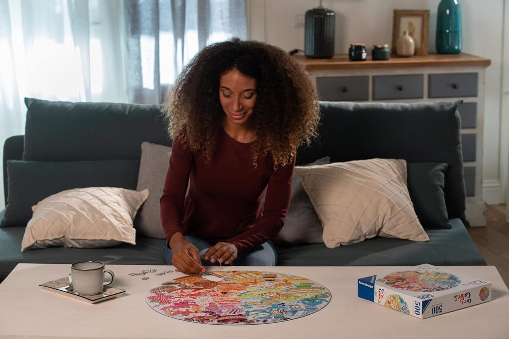 Ravensburger Puzzle 17172 Cercle de couleurs - Animaux 500 pièces Puzzle Naty Shop