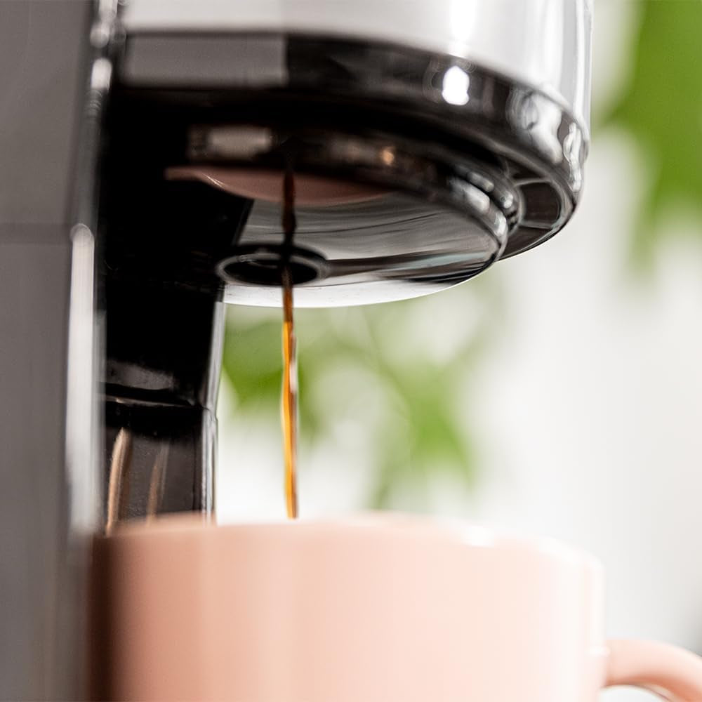 Machine à expresso Cecotec Coffee 66 Drop & Go avec carafe thermique, 700 W, capacité 420 ml, bec verseur scellé, filtre permanent ou en papier, fonction d'arrêt automatique, récipient avec fenêtre