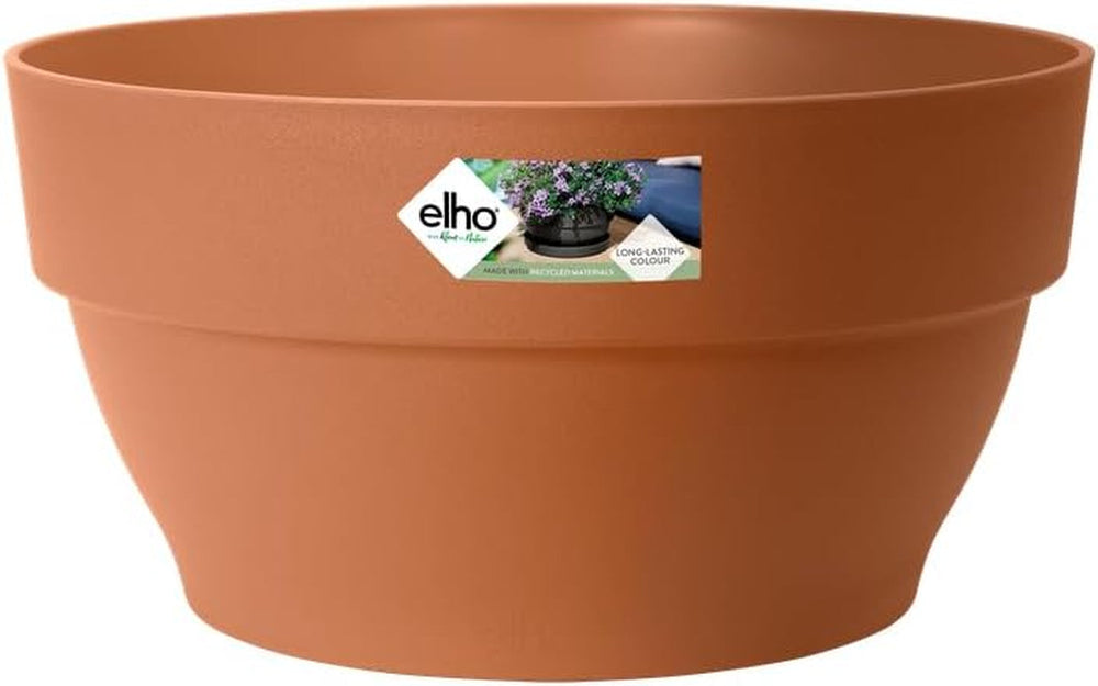 elho Vibia Campana Bowl 27 - Ghiveci de flori pentru exterior - Ø 27,0 x H 14,0 cm - Negru/Antracit