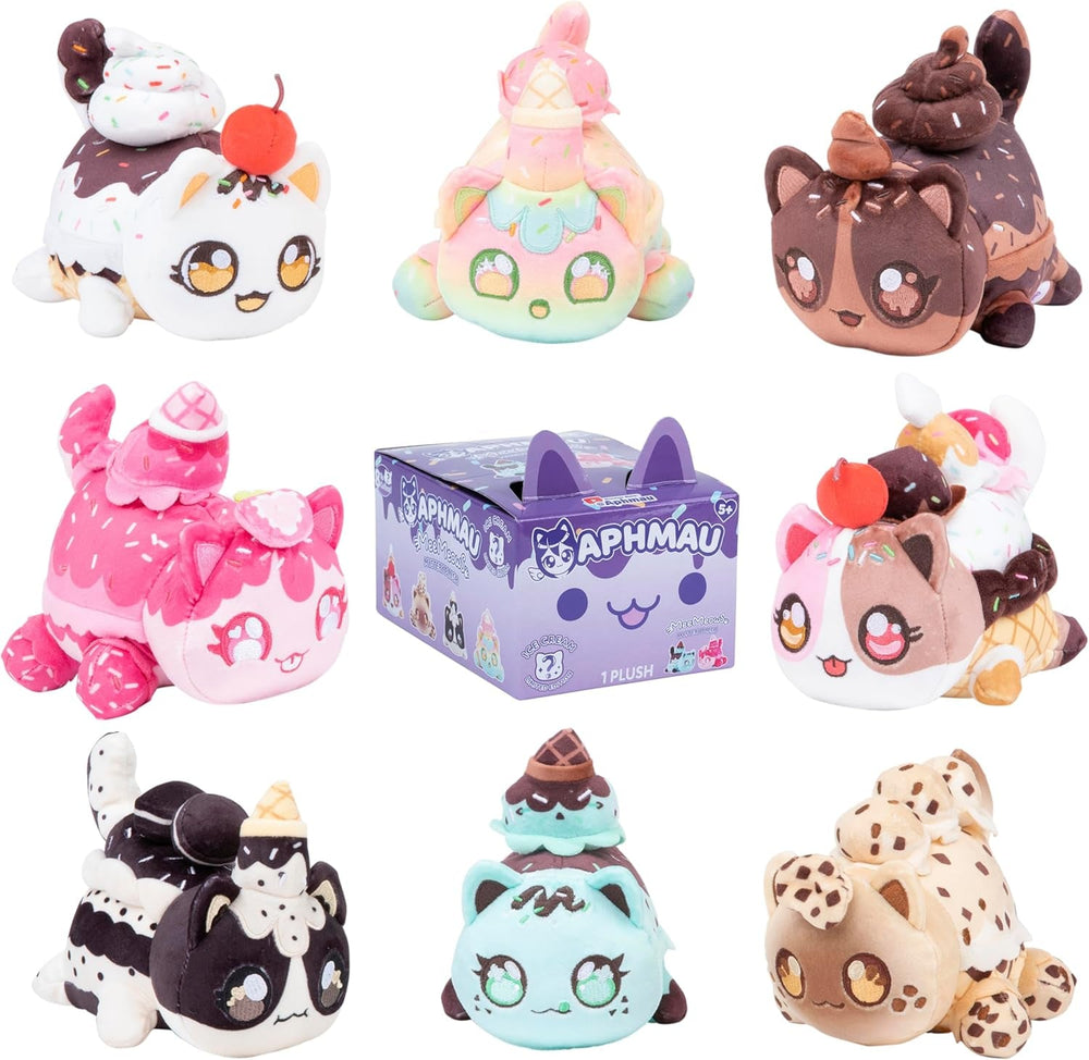 Aphmau - Peluche Mystère Meemeows 15 Cm - Figurines Ice Cream Naty Shop Titre par défaut