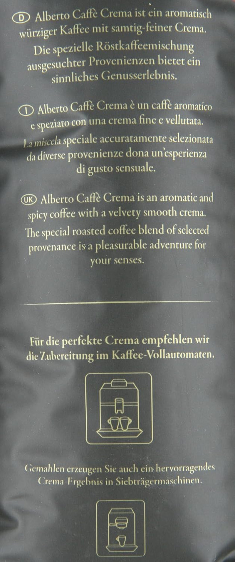 Café en grains Darboven Alberto Crema, 1 kg - de plus de goût