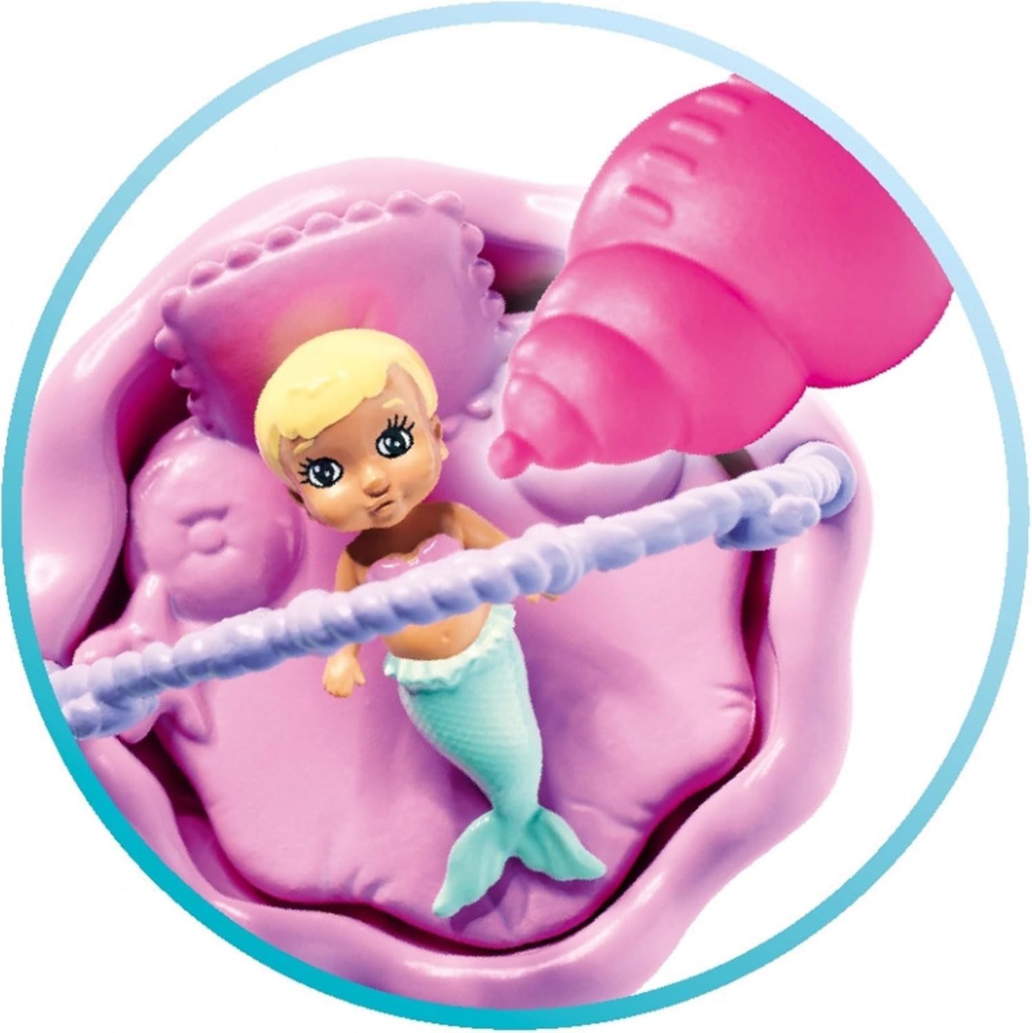 Simba 105733524 - Steffi Love Mermaid Family, poupée sirène enceinte avec Kevin en sirène, avec berceau, poupées à habiller 29 cm, poupées de jeu, pour poupées de 3 ans et plus Naty Shop