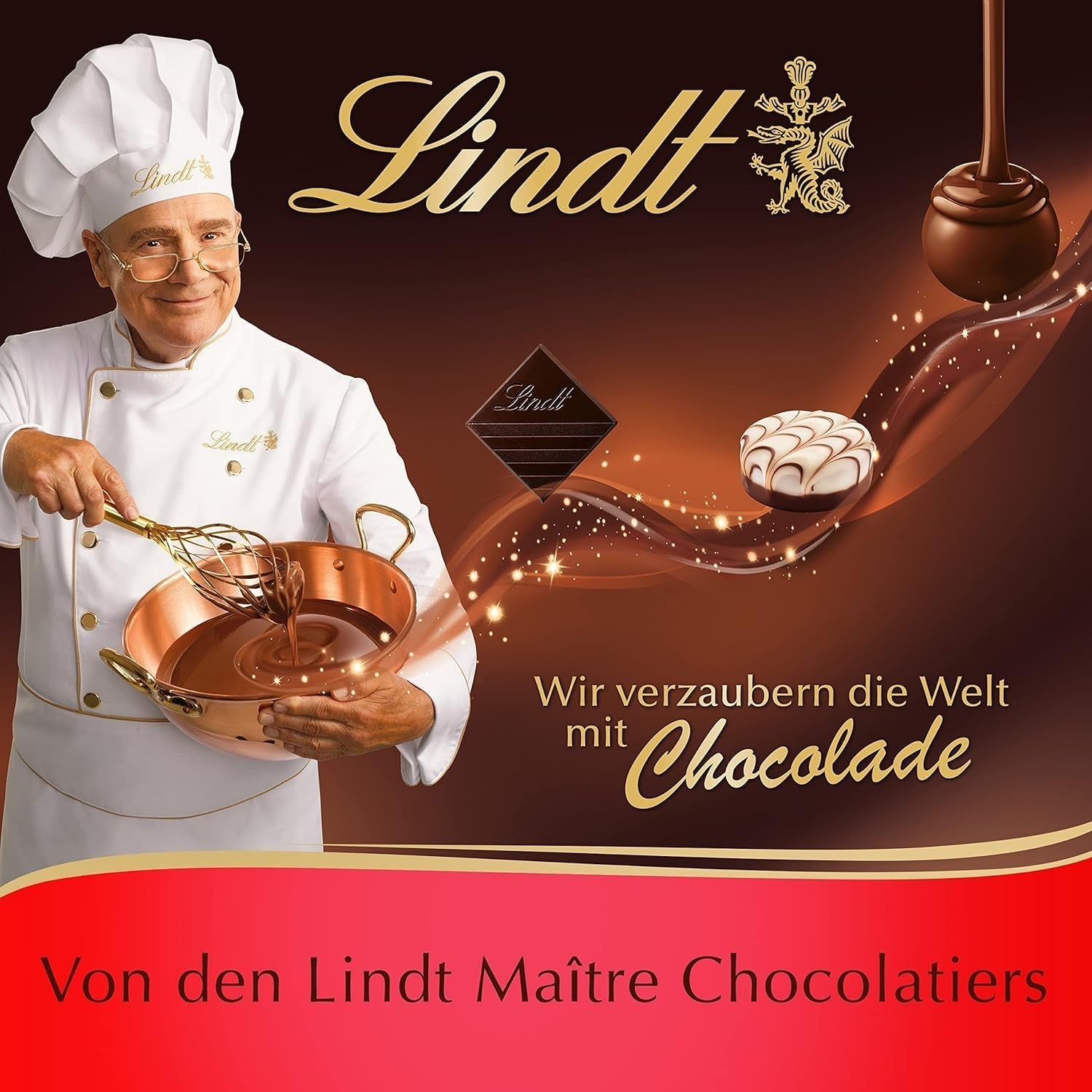 Lindt 15 Inimioare din Ciocolata, 300 grame Bomboane de Ciocolata Naty Shop