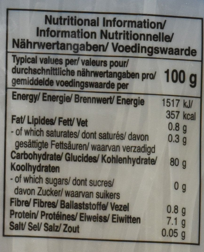 Nouilles de riz coq, 3 mm, grade 1 (1 paquet x 375 g)