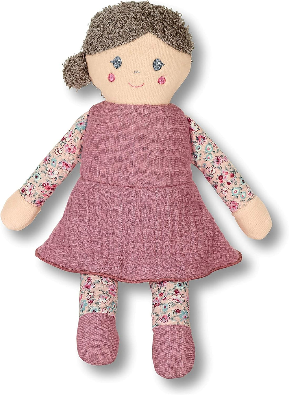Sterntaler Spielpuppe Ida, Integrierte Rassel, Für Babys ab der Geburt, 22 x 13 cm, Rosa