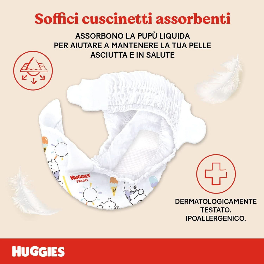 Huggies Baby, taille 2 (3 – 6 KG), 24 couches Mère et Bébé Naty Shop