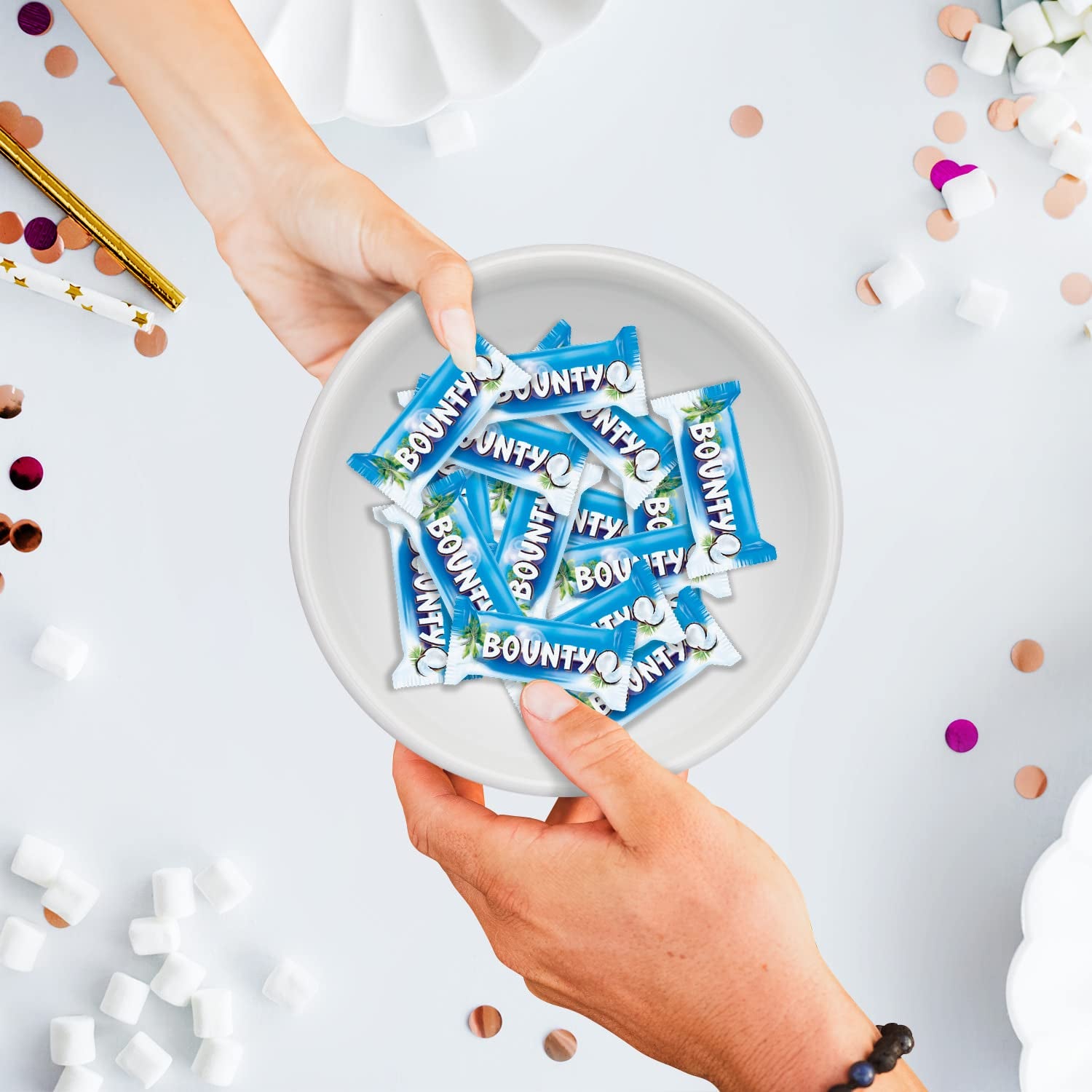 Barres de chocolat Bounty | Noix de coco et chocolat | Différentes tailles de conditionnement